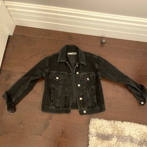 Black Topshop denim jacket